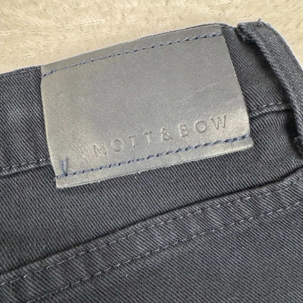Mott & Bow Mercer Straight Leg Jeans Mens 40x32 Navy Blue Stretch Denim